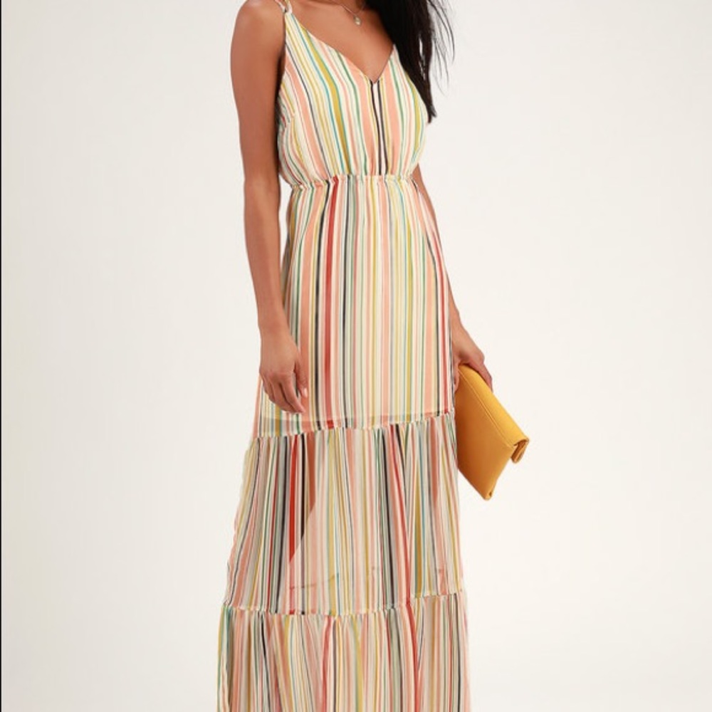Lulu’s striped maxi dress